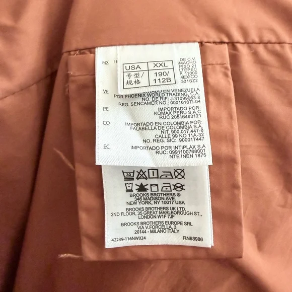 Brooks Brothers Teal Trench Coat - Picture 10 of 10